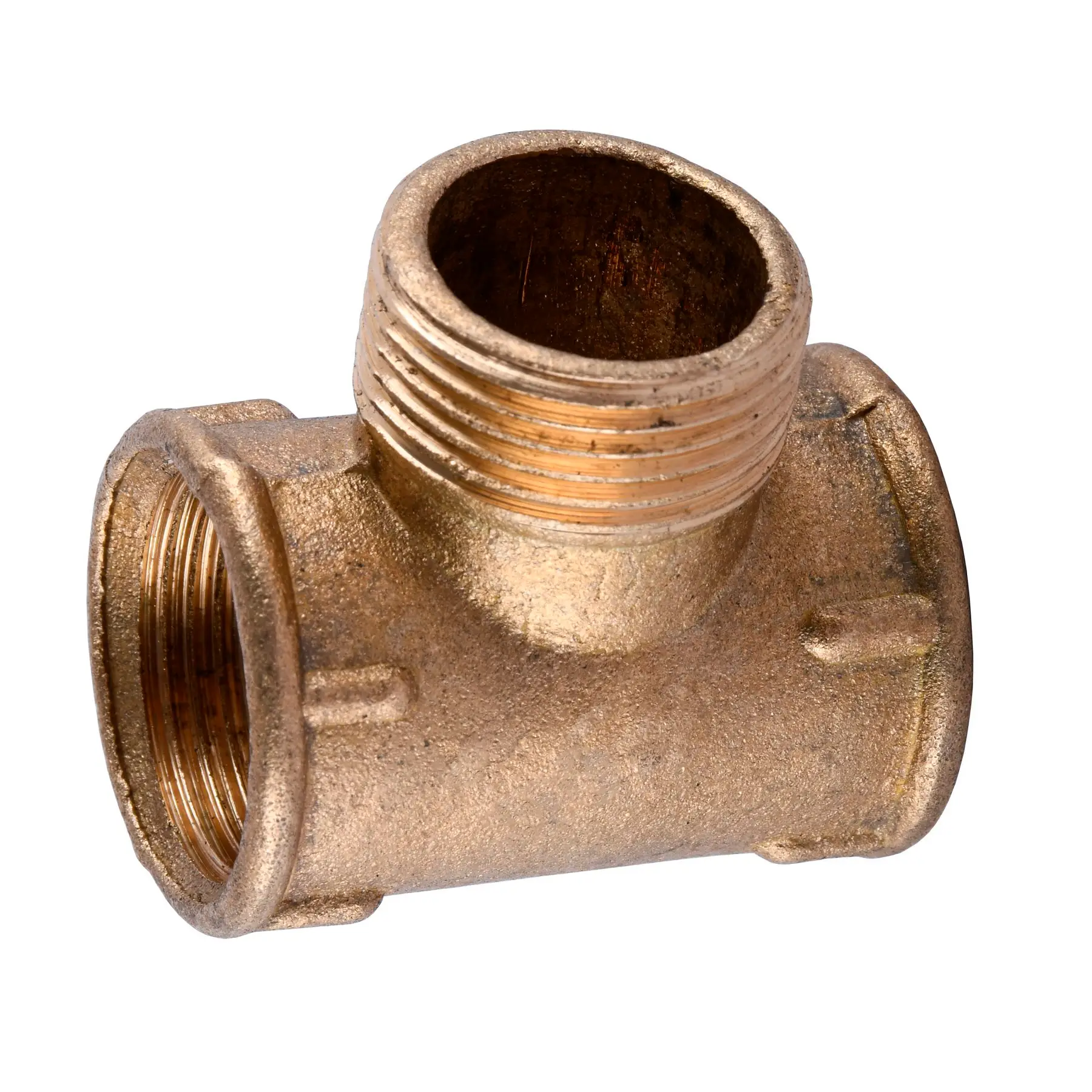 Тройник литейный латунный 3/4" ВРх3/4" ЗРх3/4" ВР (663Б)