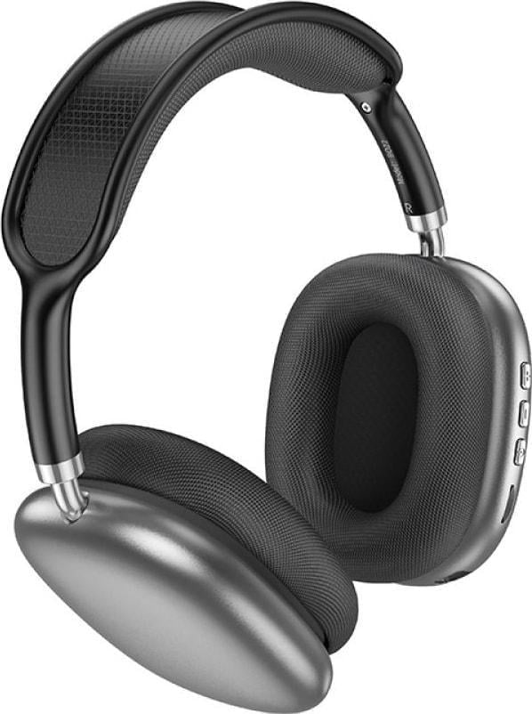 Наушники беспроводные Borofone BO22 Bluetooth гарнитура Grey (38195)