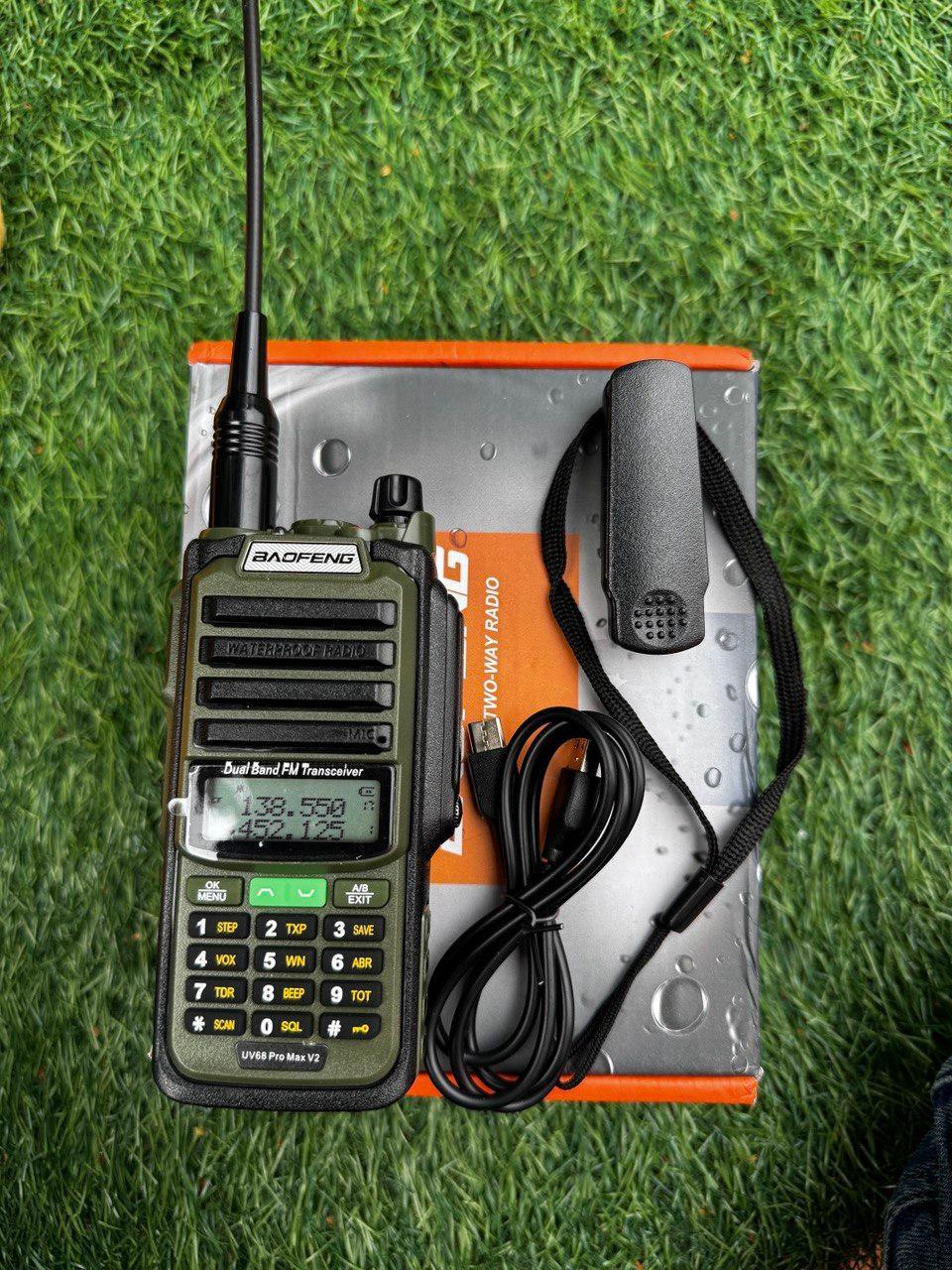 Рация портативная Baofeng UV-68 Pro Max V2 10w от Type-c (729156320765) - фото 4 Рация портативная Baofeng UV-68 Pro Max V2 10w от Type-c (729156320765) - фото 4