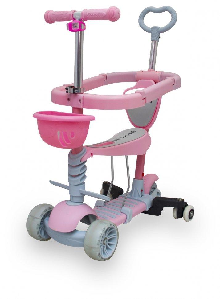 Самокат детский Maraton Sigma с бортиком от выпадения Бирюзовый