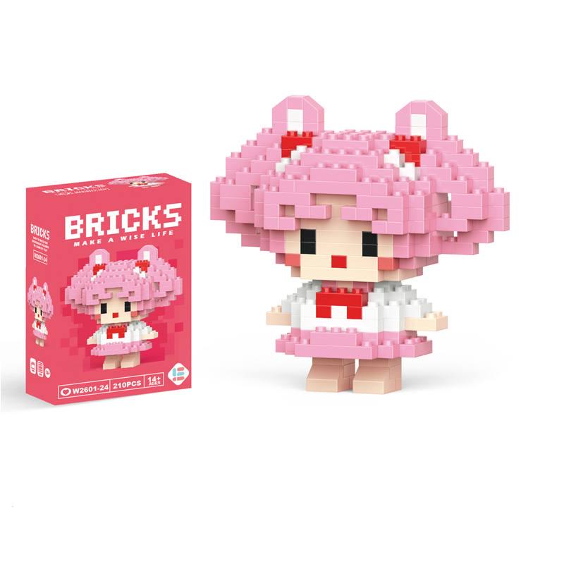 Мини-конструктор 3D Bricks Sailor Moon Сейлор Мун: Коллекционные фигурки Усаги Цукино и Чибиуса Сейлор Чиби Мун (2985584276)