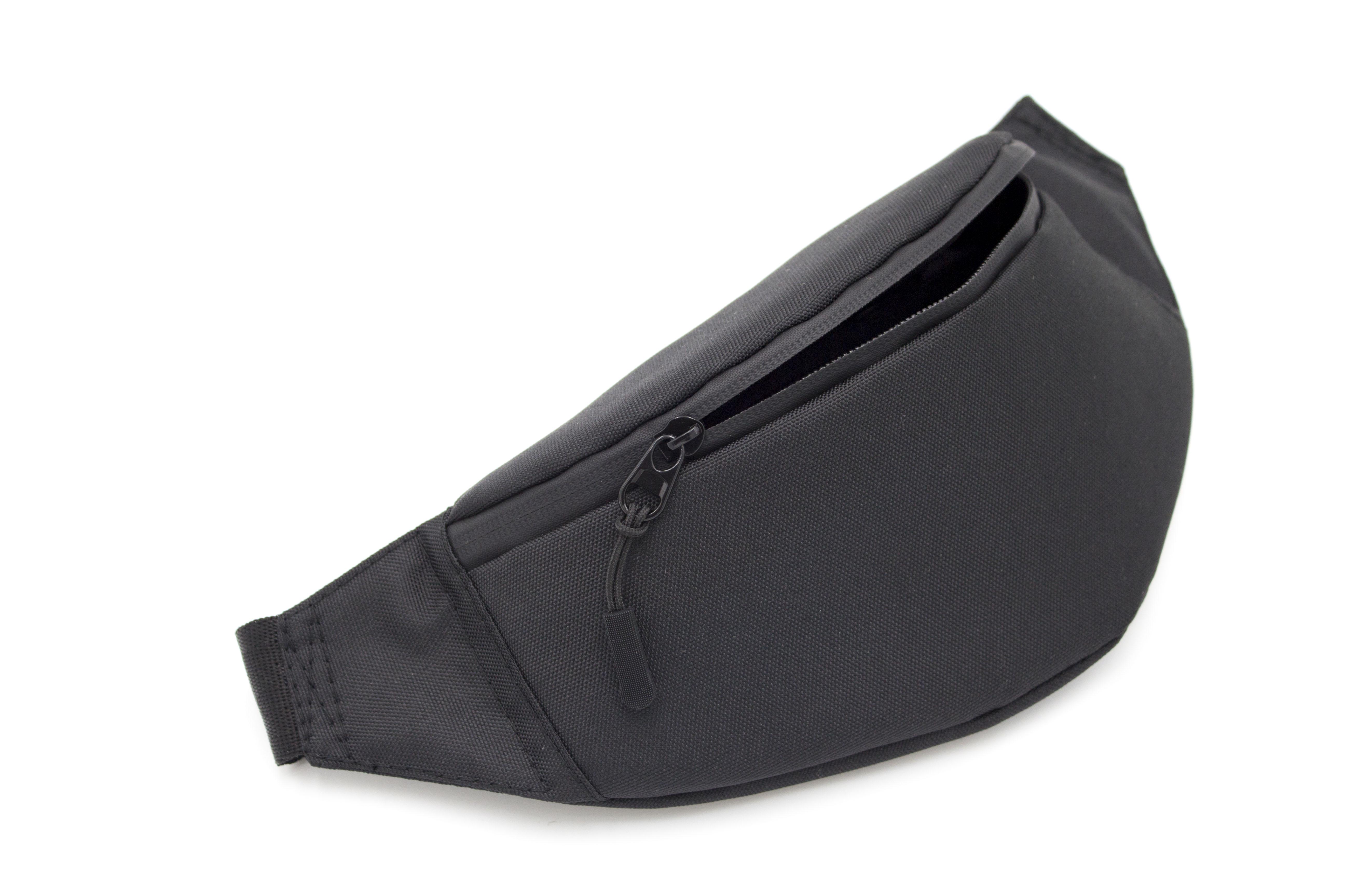 Сумка бананка Чорний (BO-001) - фото 5 Сумка бананка Чорний (BO-001) - фото 5