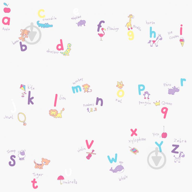 Бумажные детские обои ICH Coconet 562-3 Белые