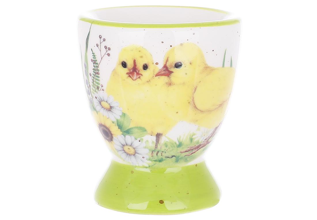 Набор подставок для яиц BonaDi Happy Easter керамика d 5,5х6,5 см 2 шт. (DM182-E)