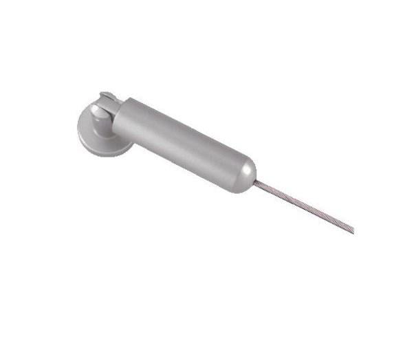 Карниз для штор раздвижной 500 см Серебристый (5225900)