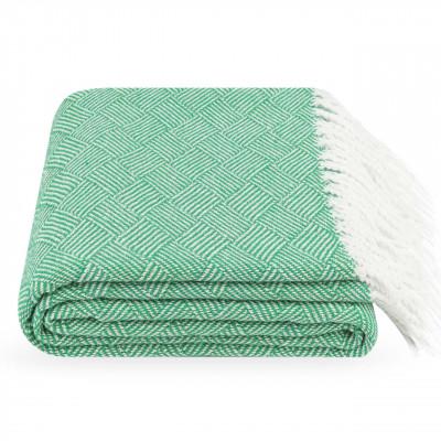 Плэд ламинат 140x200 см Зеленый - фото 1 Плэд ламинат 140x200 см Зеленый - фото 1