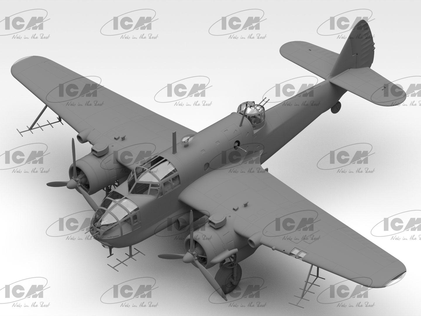 Збірна модель ICM Bristol Beaufort Mk.IA з тропічним фільтром (48311) - фото 12