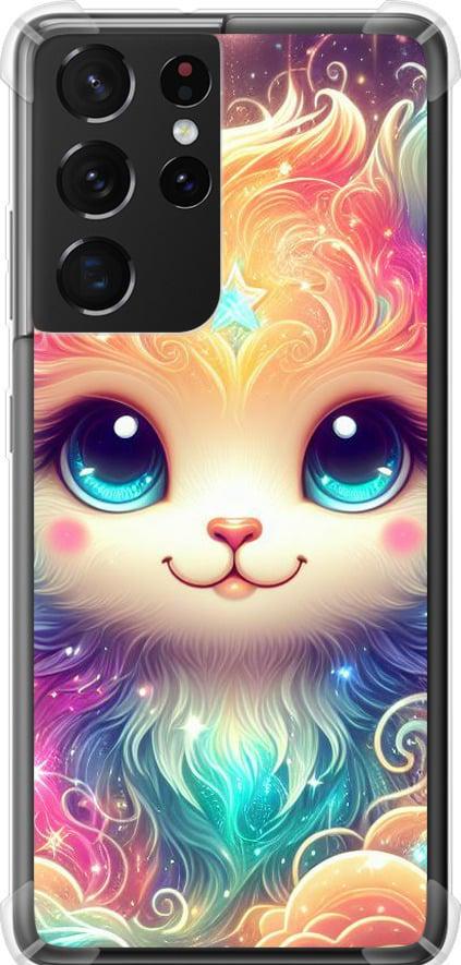 Чехол на Samsung Galaxy S21 Ultra (5G) Сказочный котенок (5813sp-2116-42517)
