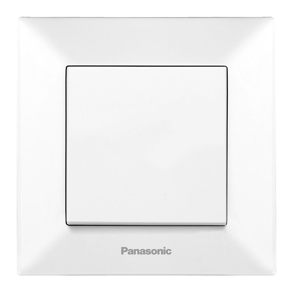 Вимикач Panasonic Arkedia Slim одноклавішний Білий (22842)