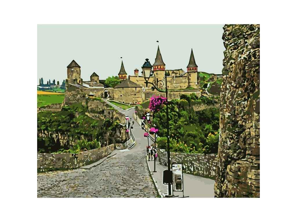 Картина по номерам Strateg Замок Каменец-Подольского 40х50 см (SY6548)