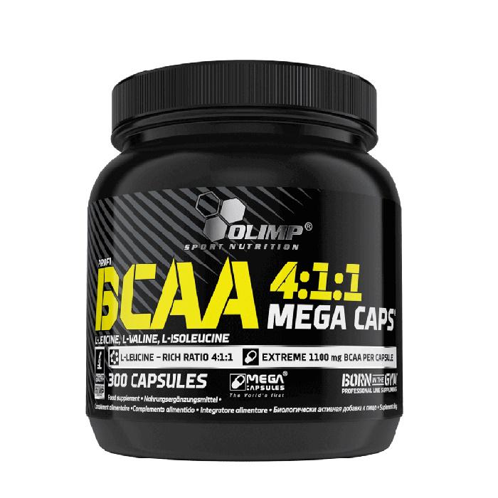 Амінокислота BCAA для спорту Olimp Nutrition Profi BCAA 4:1:1 Mega Caps 300 Caps