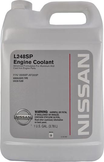 Антифриз Nissan Engine Coolant L248SP 3,78 л Зеленый