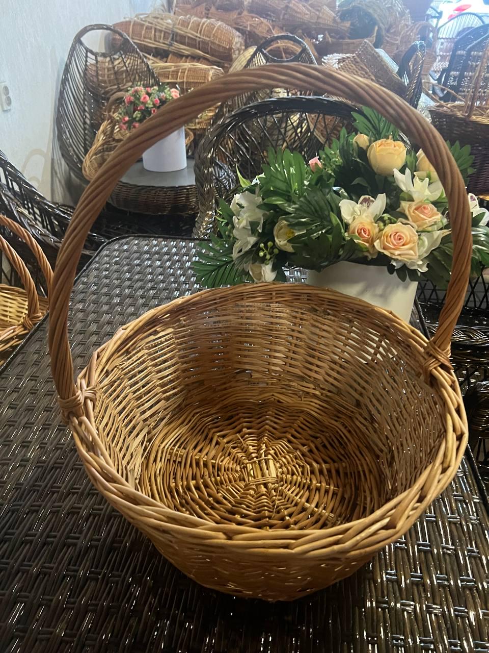 Корзина из лозы на подарки Сімейний Затишок (29756730) - фото 4 Корзина из лозы на подарки Сімейний Затишок (29756730) - фото 4