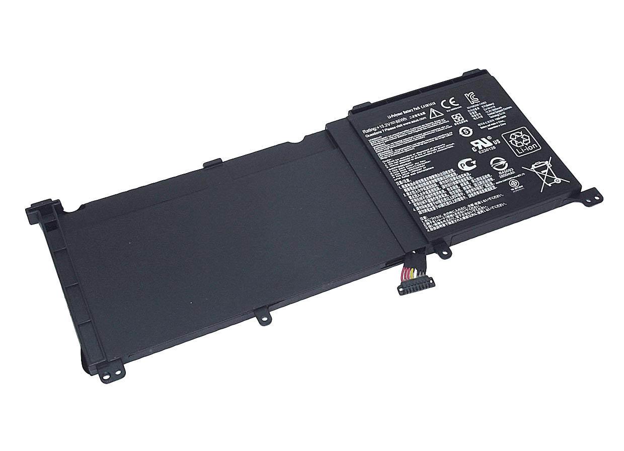 Аккумулятор для ноутбука Asus C41N1416 Q534, UX501 15,2 V 3800 mAh