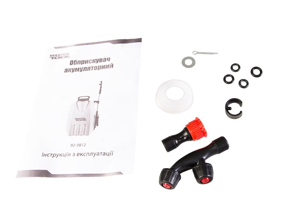 Обприскувач акумуляторний MasterTool Garden 12 л 12V 8 Ah (25309320) - фото 6 Обприскувач акумуляторний MasterTool Garden 12 л 12V 8 Ah (25309320) - фото 6