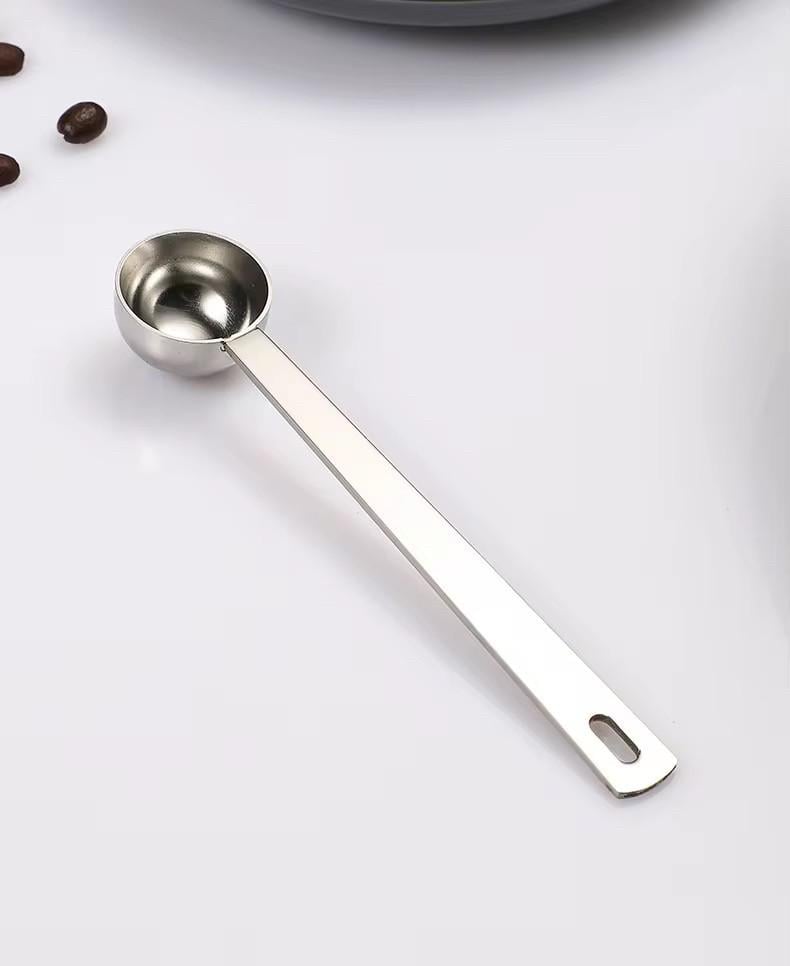 Ложка для кофе из нержавеющей стали 5 мл Серебряная