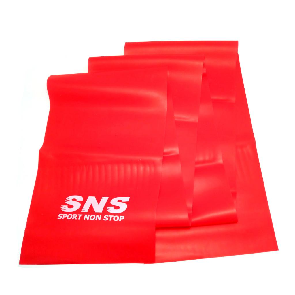 Эспандер-лента для фитнеса и пилатеса SNS Heavy 1,5 м Красный (11312467)