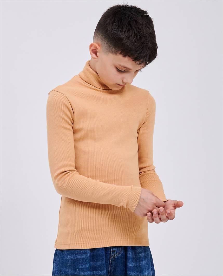 Гольф для мальчика Smil 134 см Бежевый (114028)