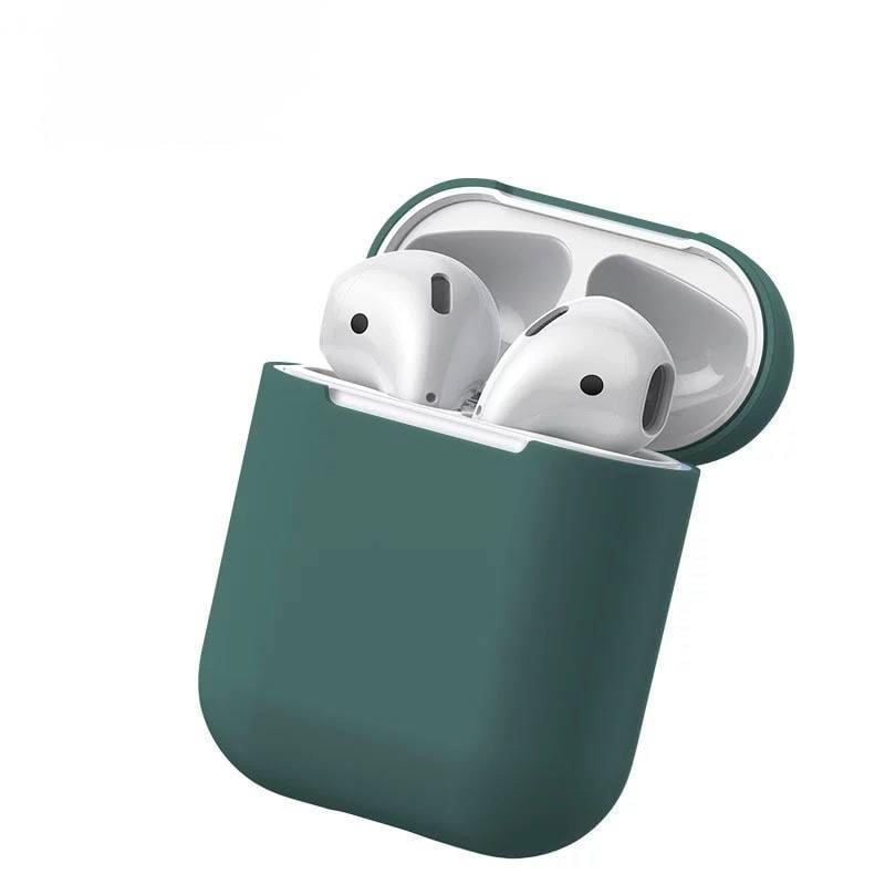 Чехол для наушников Airpods 1/2 Зеленый (2474195600)