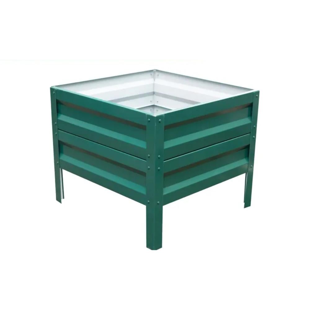 Грядка оцинкованная SIMBUD 0,7х0,7х0,4 м Зеленый (8795756)