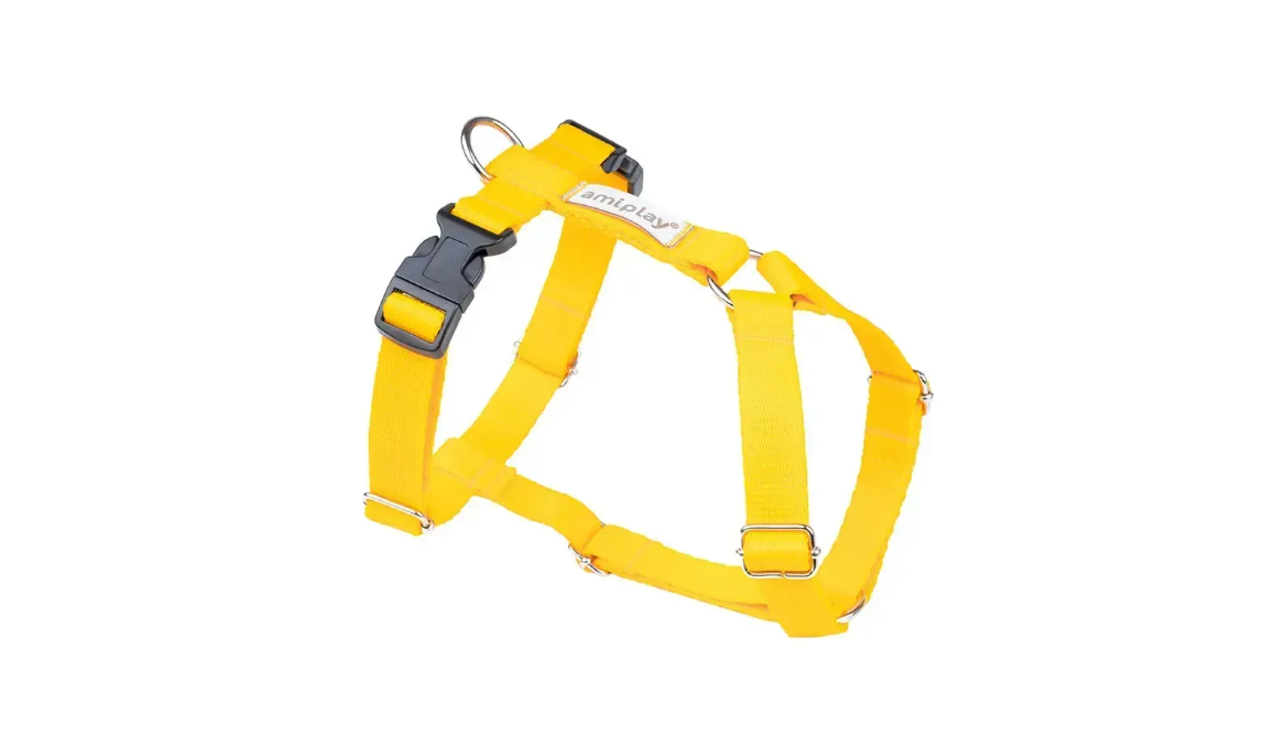 Шлейка для собак Amiplay Guard Samba XL 45-85x65-95x2,5 см Жовтий Шлейка для собак Amiplay Guard Samba XL 45-85x65-95x2,5 см Жовтий