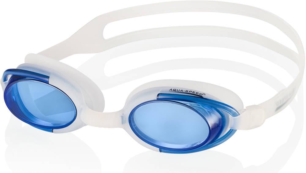 Очки для плавания Aqua Speed MALIBU 008-61 OSFM Белый (38100431)