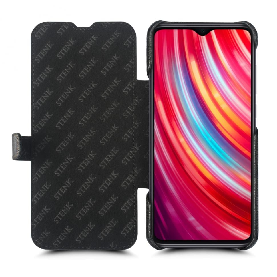 Чехол книжка Stenk Premium для Xiaomi Redmi Note 8 Pro Черный (64252)