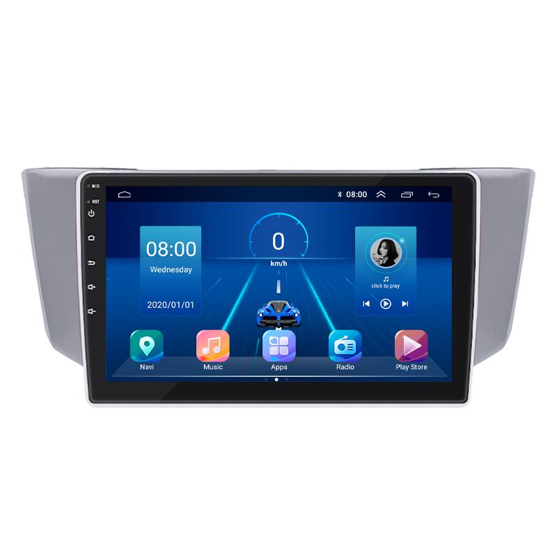 Штатная магнитола 9" Lesko для Toyota Harrier II (XU30) 2003-2013 4/64Gb/ 4G/ Wi-Fi/ CarPlay Premium Тойота