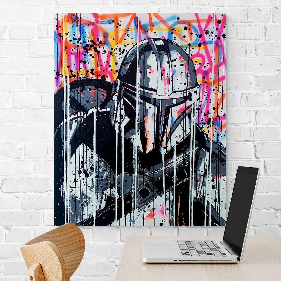 Картина на холсте Штурмовик Star Wars HolstPrint 60х90 см