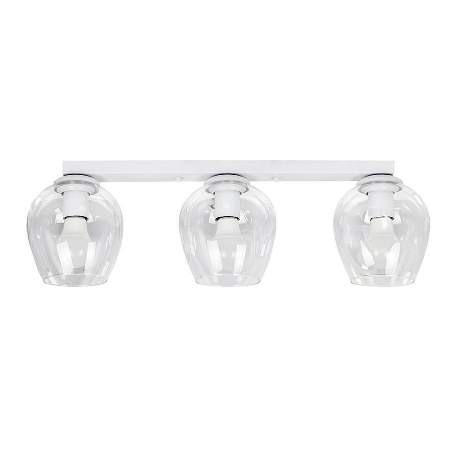 Люстра потолочная Light House LS-18142F-3 WH/CL 500 Белый/Прозрачный