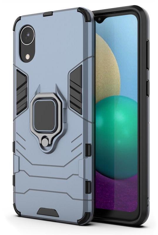 Протиударний чохол Samsung Galaxy A03 Core A032 (підставка кільце) Graphite (26717-40)