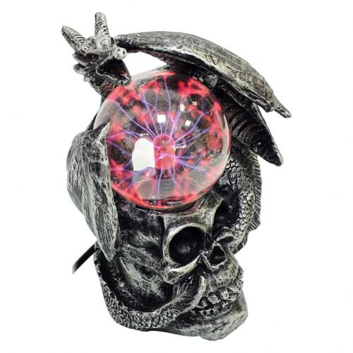 Плазменная лампа Череп с даконом SETA Decor 18-17
