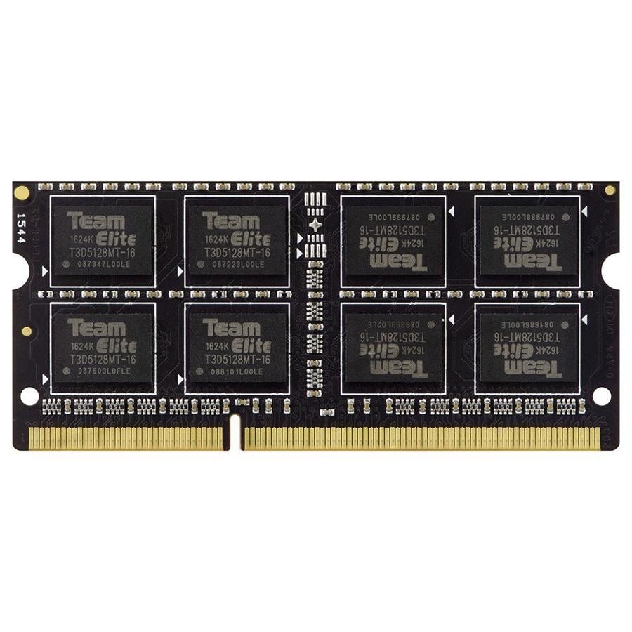Оперативна пам'ять Team Elite 4 GB SO-DIMM DDR3L 1600 MHz CL11 (TED3L4G1600C11-S01)