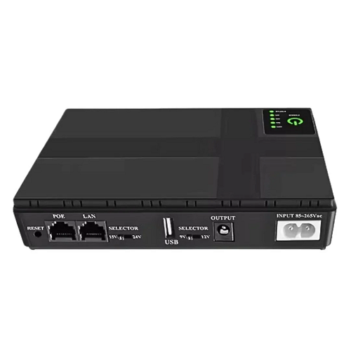 Повербанк UPS для роутера и видеокамер DC1018P со встроенным акамулятором 10400 mAh 18W с выходом 5V 9V 12V Черный (14-14-16838) Повербанк UPS для роутера и видеокамер DC1018P со встроенным акамулятором 10400 mAh 18W с выходом 5V 9V 12V Черный (14-14-16838)