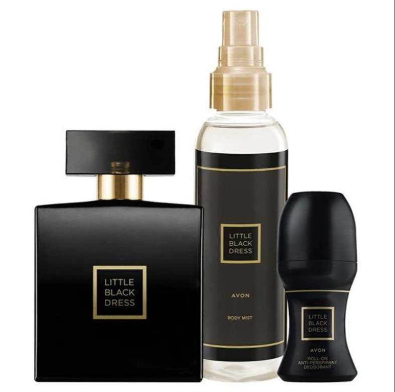 Набор косметики Avon Little Black Dress дезодорант-антиперспирант/парфюмированный спрей/парфюмерная вода (2675775239)