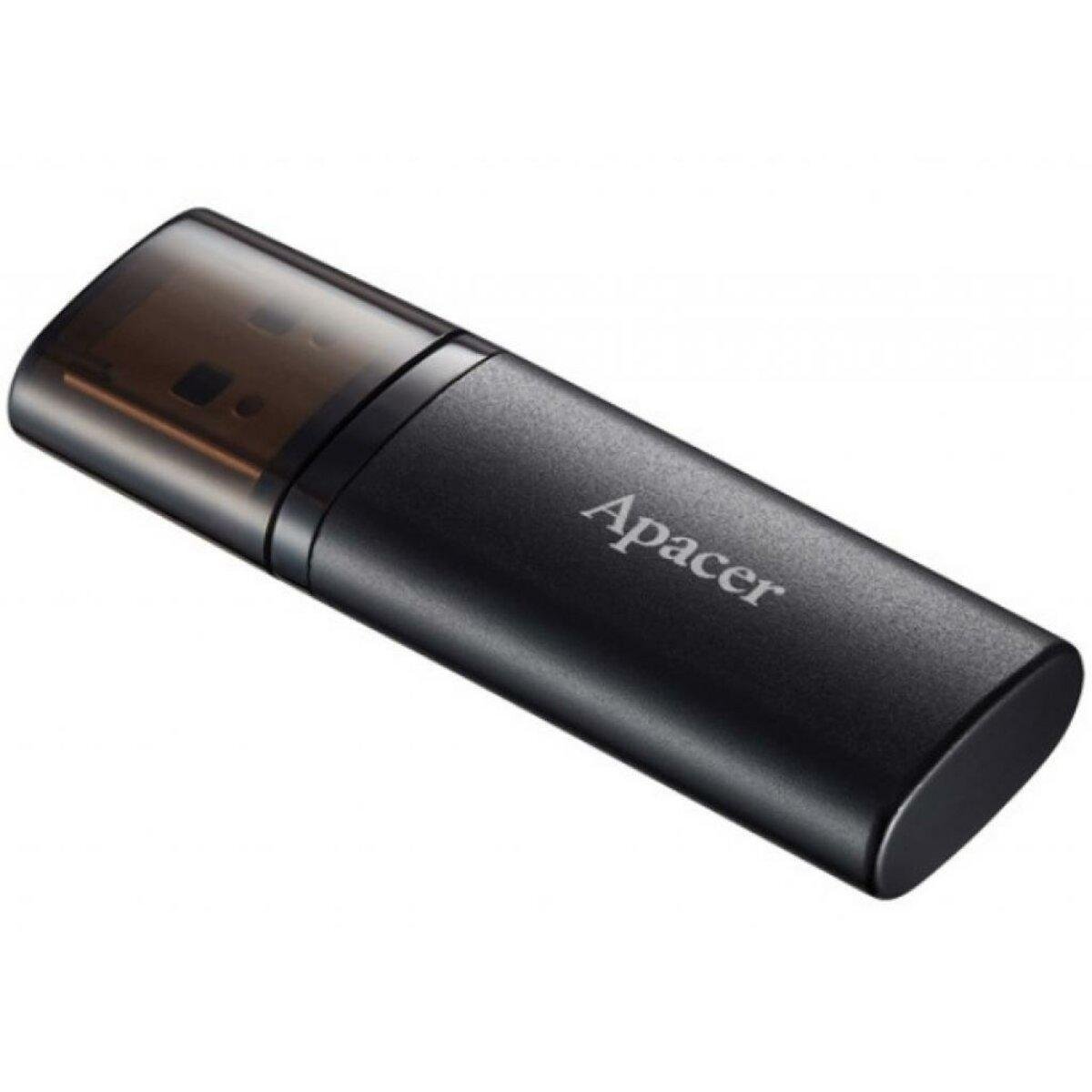 Флеш-накопичувач для ноутбука Flash Apacer USB 3.1 AH25B 64Gb Black (AP64GAH25BB-1) - фото 2