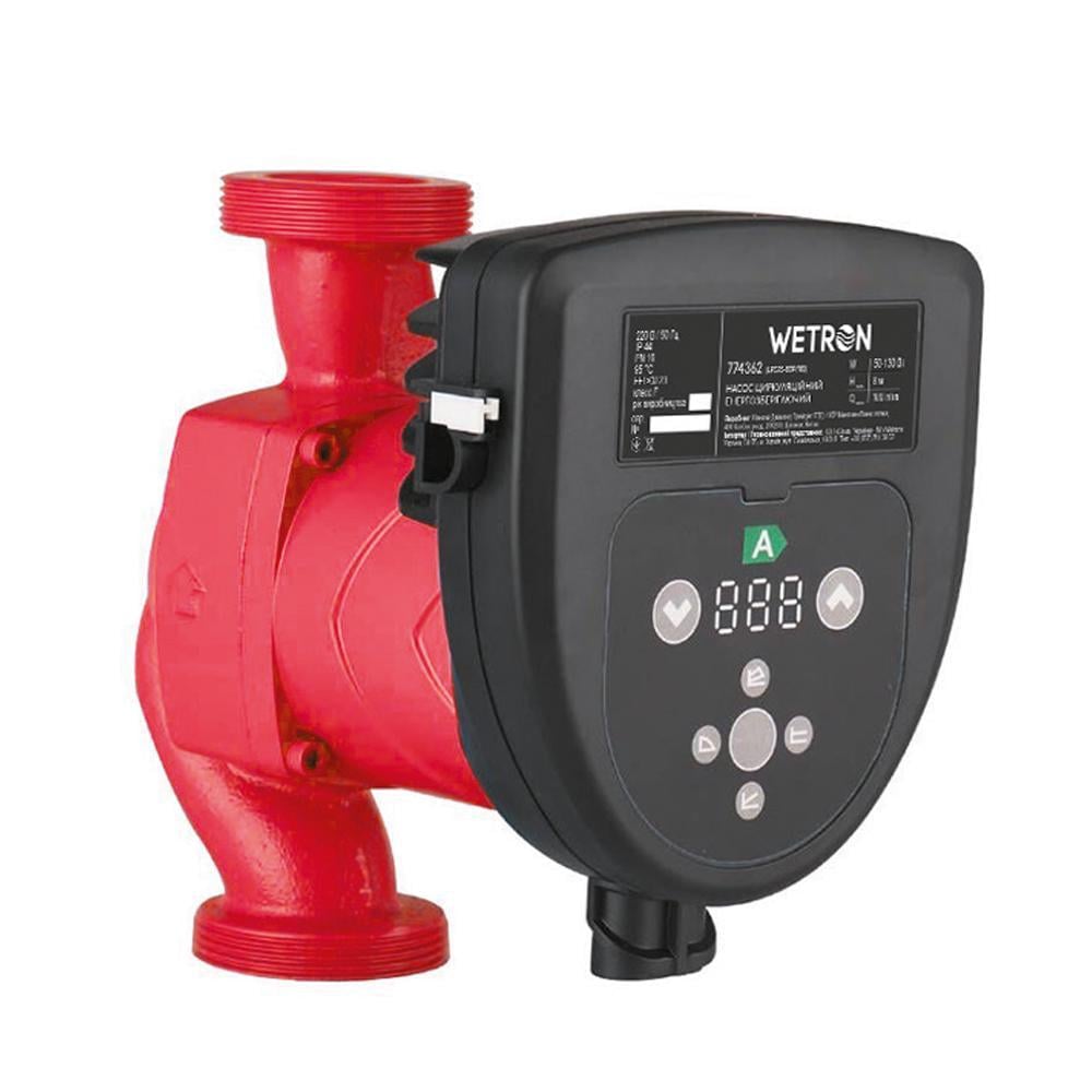 Циркуляционный насос Wetron LPS32-8BP/180 50-130 Вт 180 мм с гайками Ø 1¼" (774364)