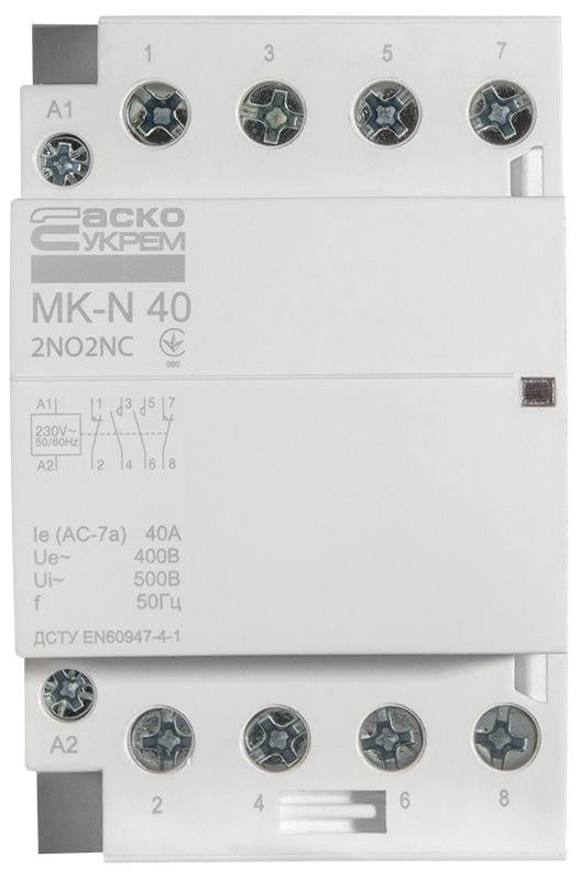 «Контактор модульный MK-N 4P 40A 2NO2NC 220V (A0040030036)» - фото 1