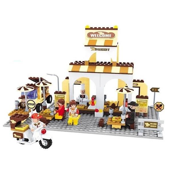 Конструктор Ausini Кафе в центре города 380 деталей Multicolor (124741)