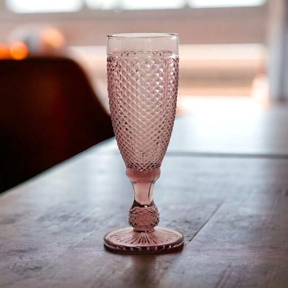 Бокал Амбер для шампанського вінтажний 150 мл Рожевий (21-34215-15-3) - фото 5 Бокал Амбер для шампанського вінтажний 150 мл Рожевий (21-34215-15-3) - фото 5