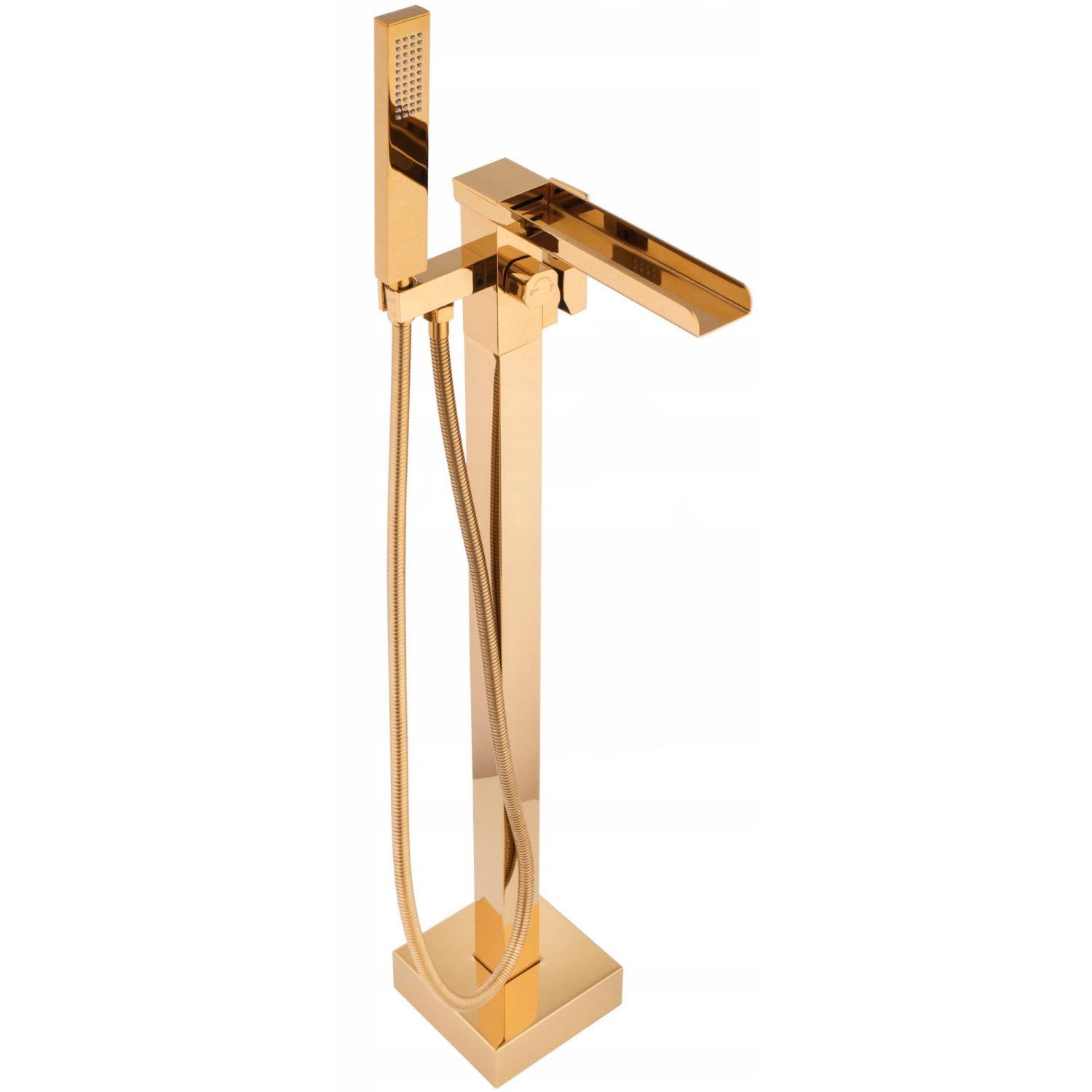 Смеситель для ванны Yoka BP.ROMA-GLD напольный Золотой (173440)