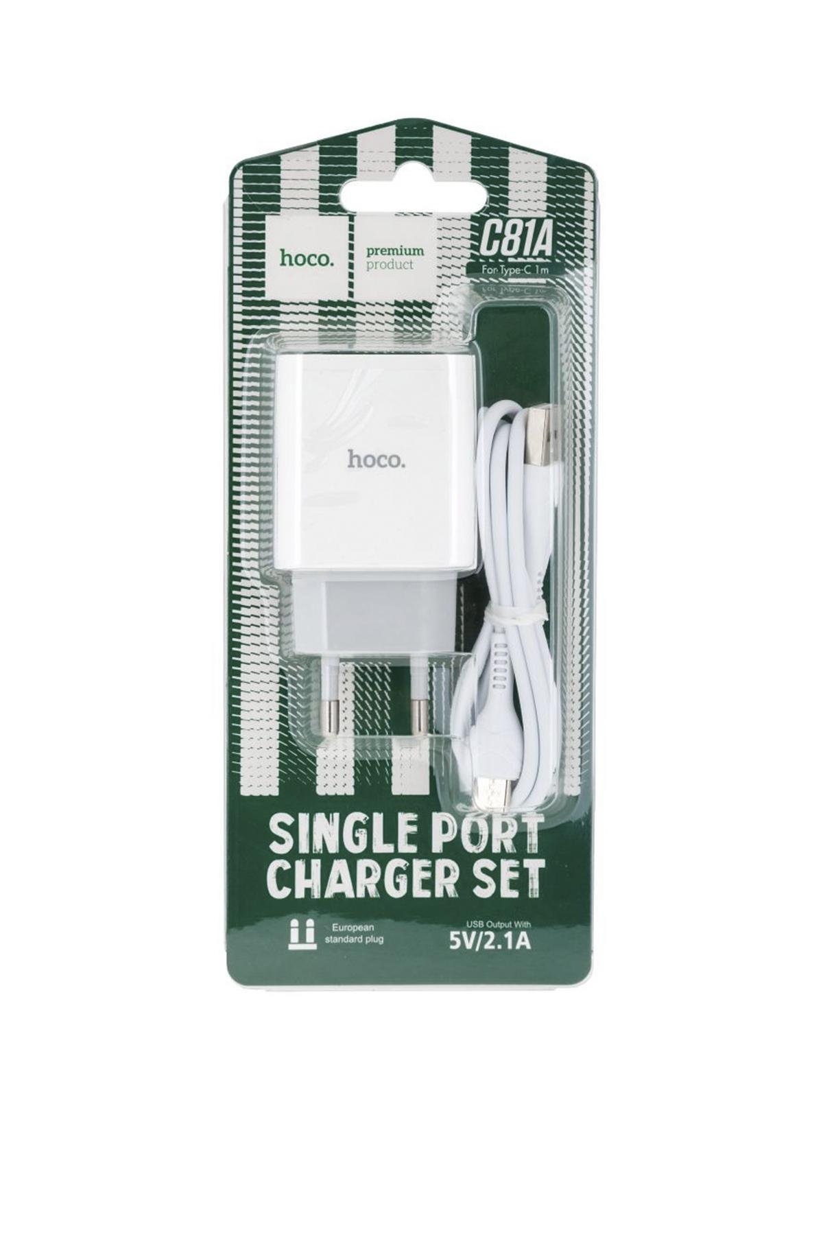 Зарядний пристрій мережевий Hoco C81A Type-C