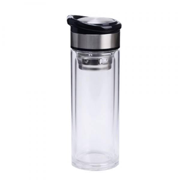 Термос стеклянный с двойной стенкой 390 мл (MSN-8013-1)