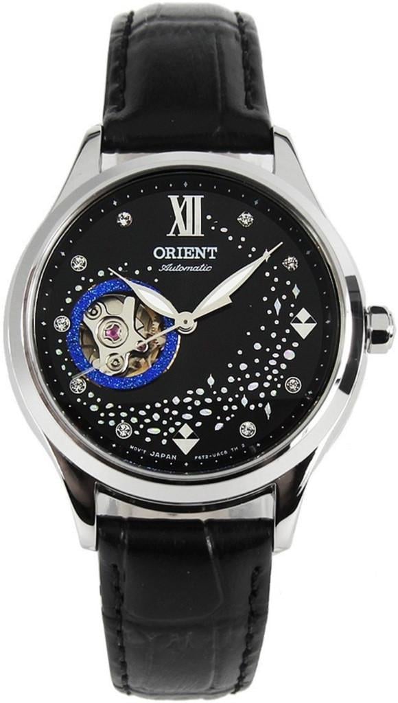 Наручний годинник жіночий Orient Azure RA-AG0019B10B з сталевим корпусом WR 30 м Чорний (3141451509)