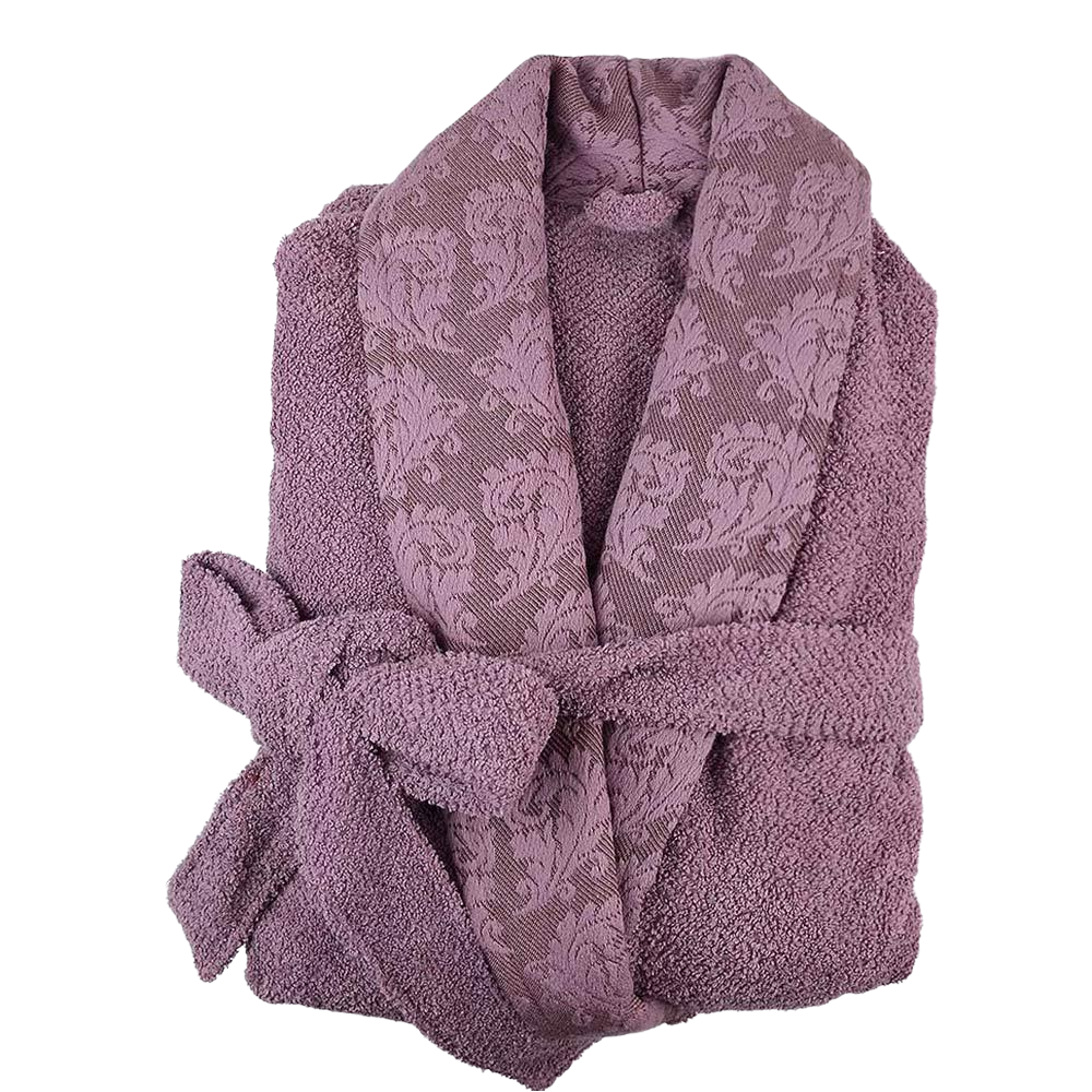 Махровый халат GM Textile XL-XXL 100% хлопок Пепельный