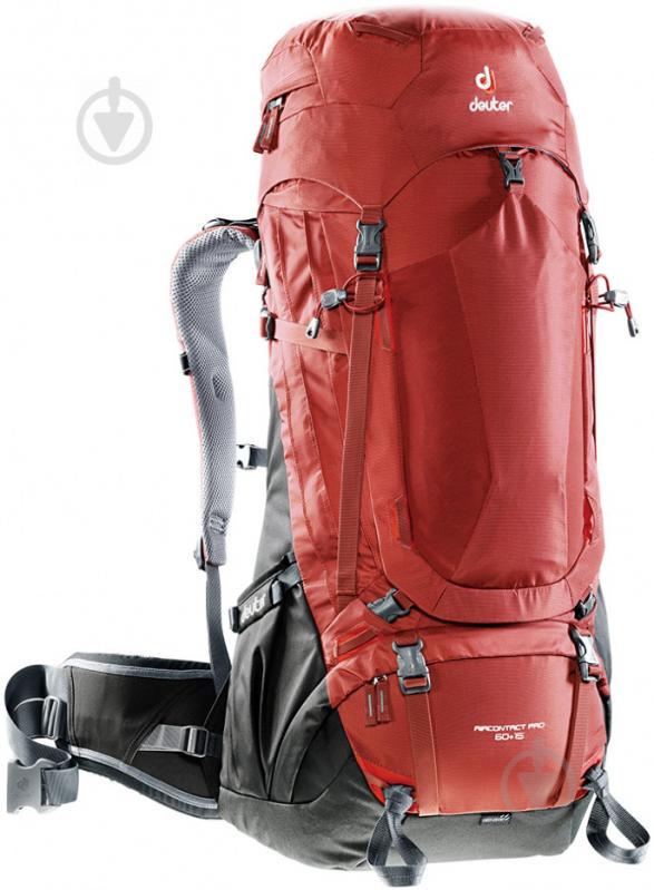 Рюкзак Deuter Aircontact Pro 60+15 Lava-Anthracite (DEU-3330117-5280) Рюкзак Deuter Aircontact Pro 60+15 Lava-Anthracite (DEU-3330117-5280)