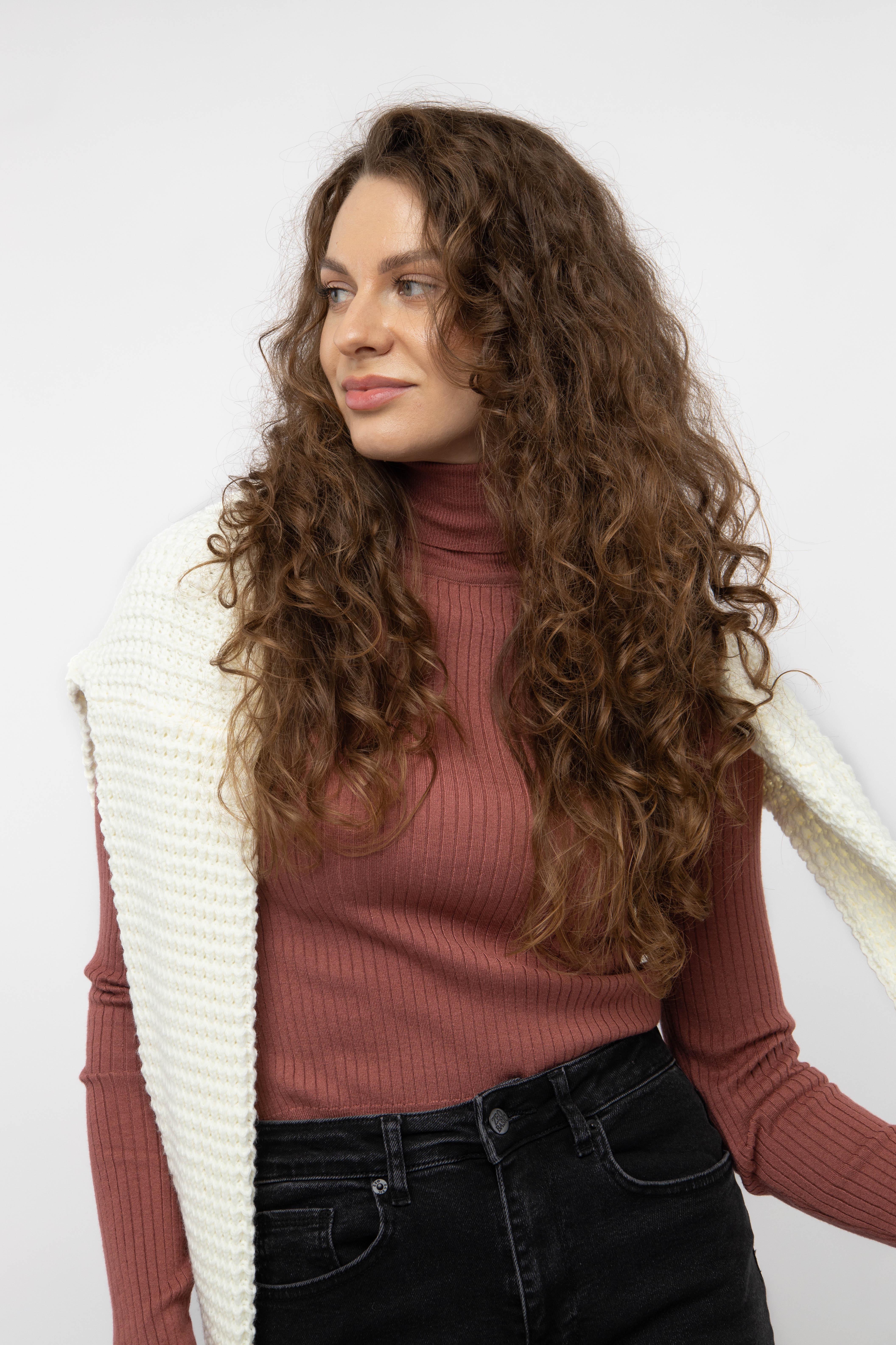 Гольф женский с длинным рукавом ЦБ-00233056 р. 48 Терракотовый (SKT000940478) - фото 2 Гольф женский с длинным рукавом ЦБ-00233056 р. 48 Терракотовый (SKT000940478) - фото 2