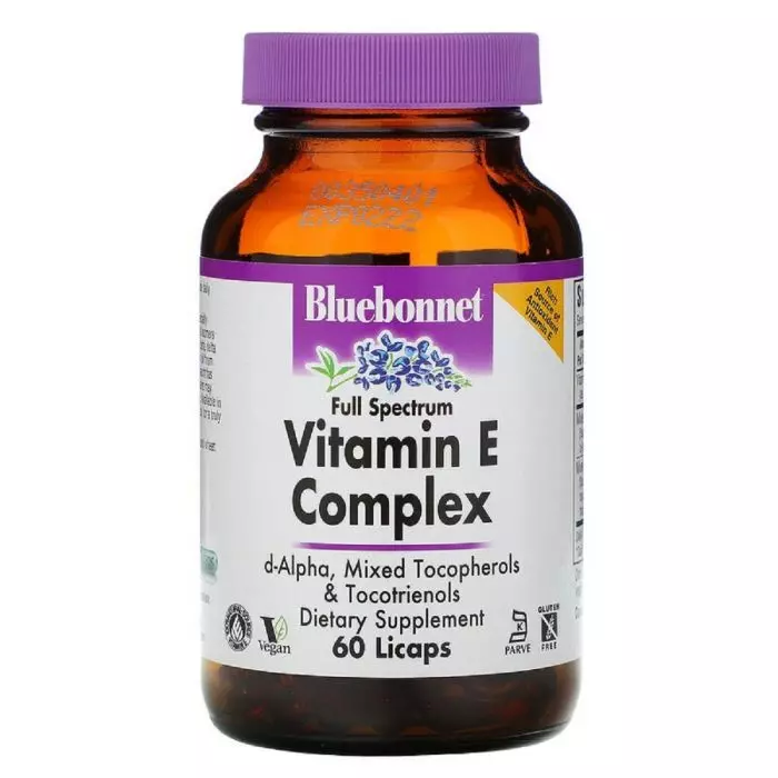 Комплекс витамина E Bluebonnet Nutrition 60 капсул (BLB0601)