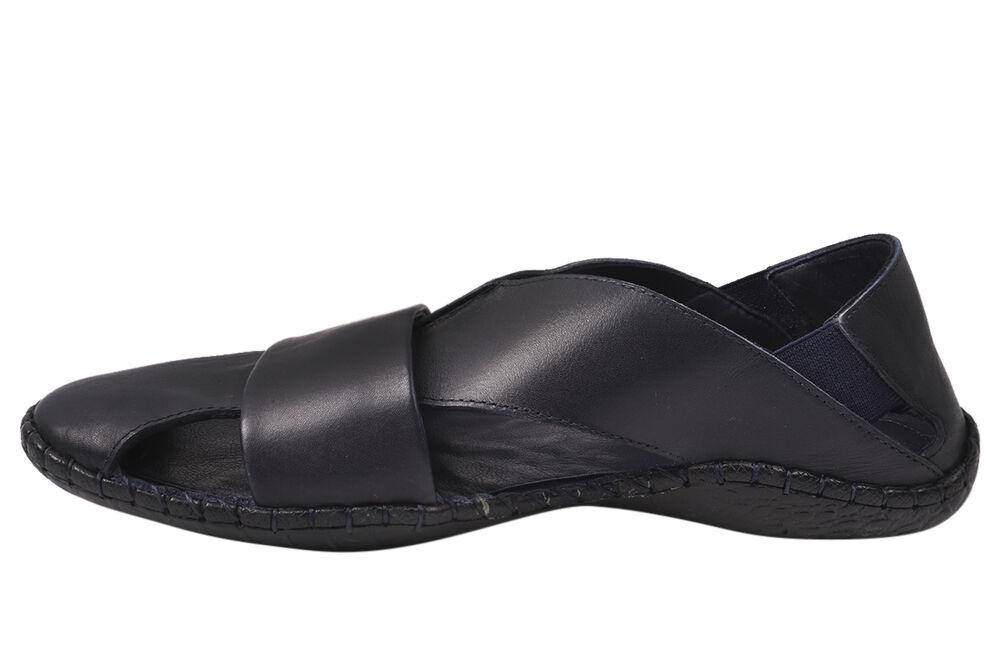 Босоніжки чоловічі Ridge зі шкіри на низькому ходу із закритою п'ятою р. 42 р. 41 Синій (279-8/21LBC)