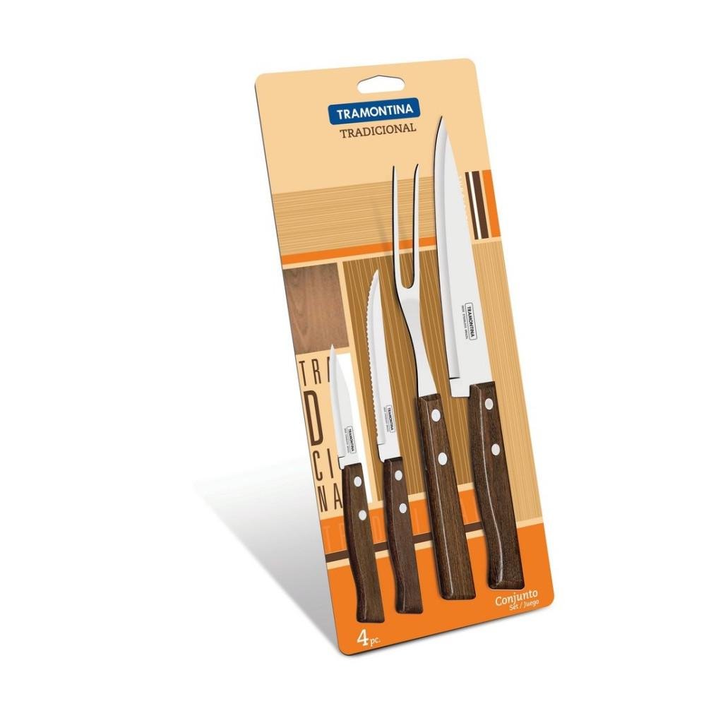 Набор ножей Tramontina Tradicional 4 шт. (22299/019)